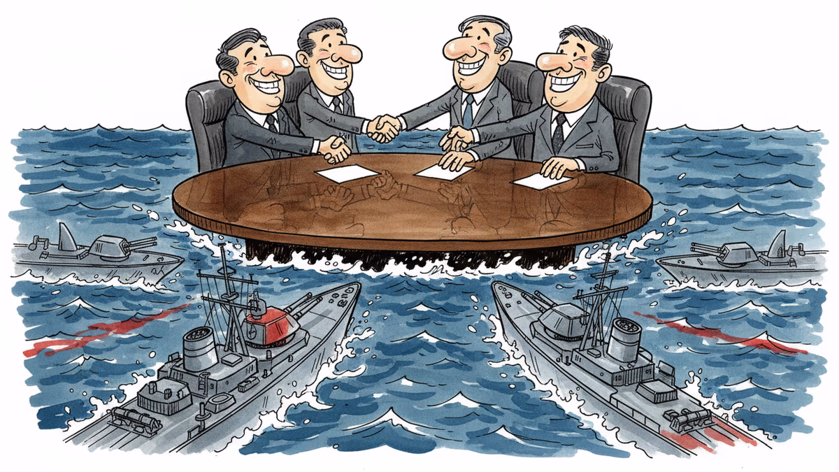 軍艦の砲口下での外交交渉—米イラン関係の新たな危険性