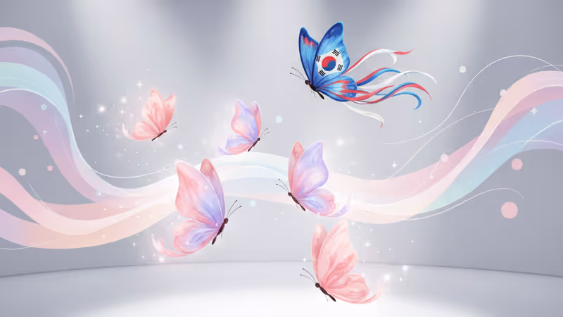 Abstract image symbolizing Danielle's departure and a new path