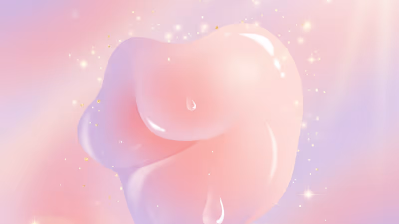 An emotional NewJeans Danielle during a live broadcast session