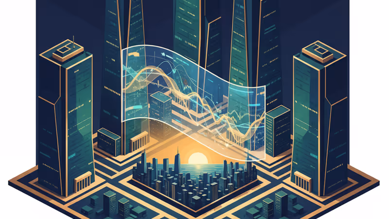 53,000 수치를 돌파하는 도쿄 증권거래소의 전광판 모습