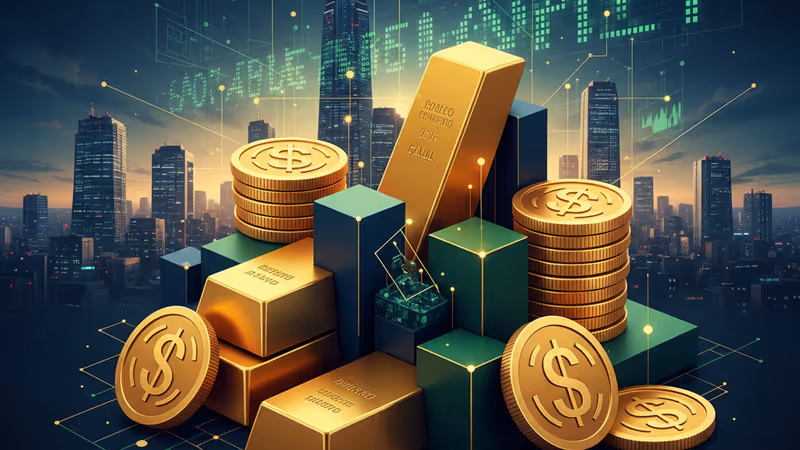 54,000선을 돌파한 도쿄 증시 전광판과 상승 화살표