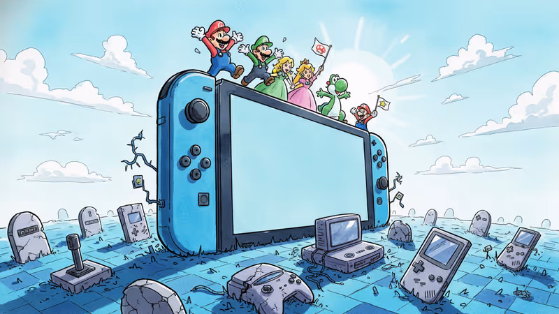 닌텐도 스위치, 역대 최고 판매 기록 달성 - 게임계 지각변동의 신호탄