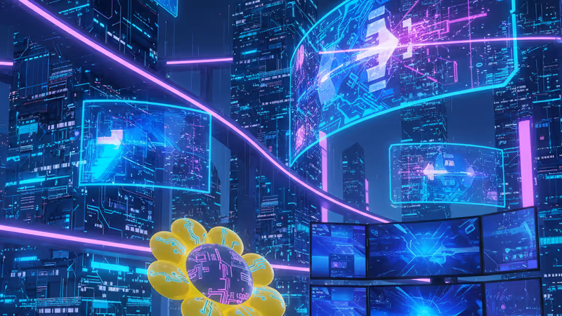 슈퍼 마리오 브라더스 원더 수다쟁이 꽃 실물 장난감의 모습