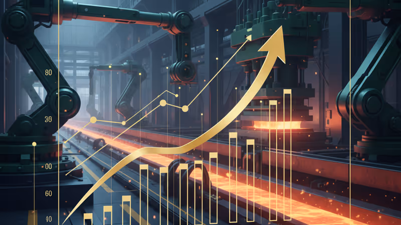 日本製鐵位於美國的鋼鐵生產基地外景