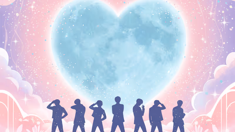 ミュージックバンクで10冠を達成したNMIXXのイメージ図