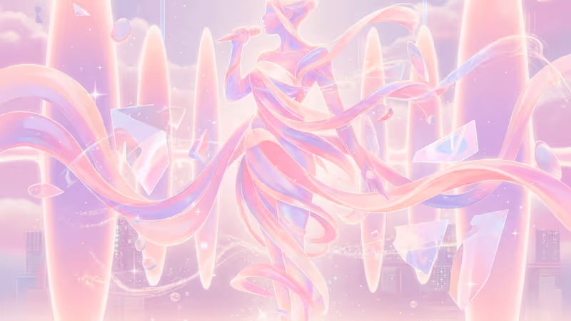 NMIXXのリリーがデジタル技術について考えるイメージ図