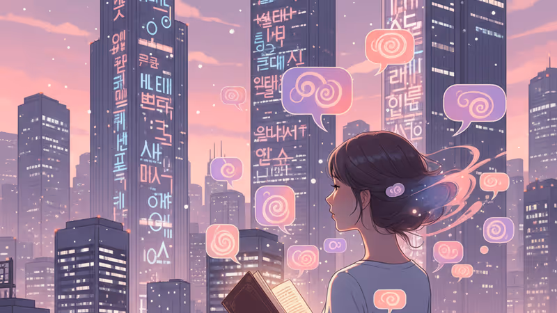 ライブ配信で本を片手に語るNMIXXのリリー