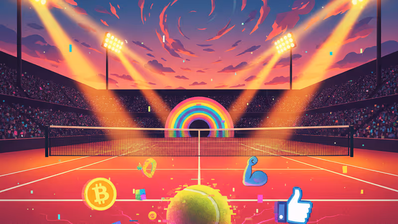 喬科維奇宣布退出阿得雷德國際賽後的網球場景