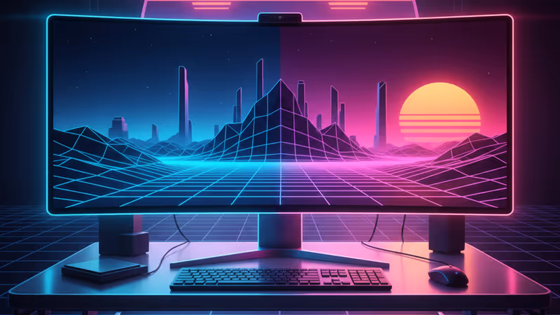 Nvidia monitor adjusting color temperature in a dynamic lighting environment