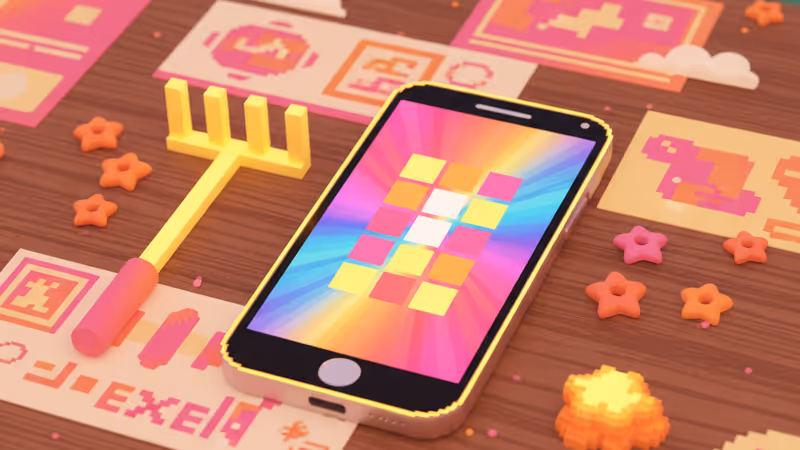 デジタルのワードパズルをスマートフォンで解いている朝の風景