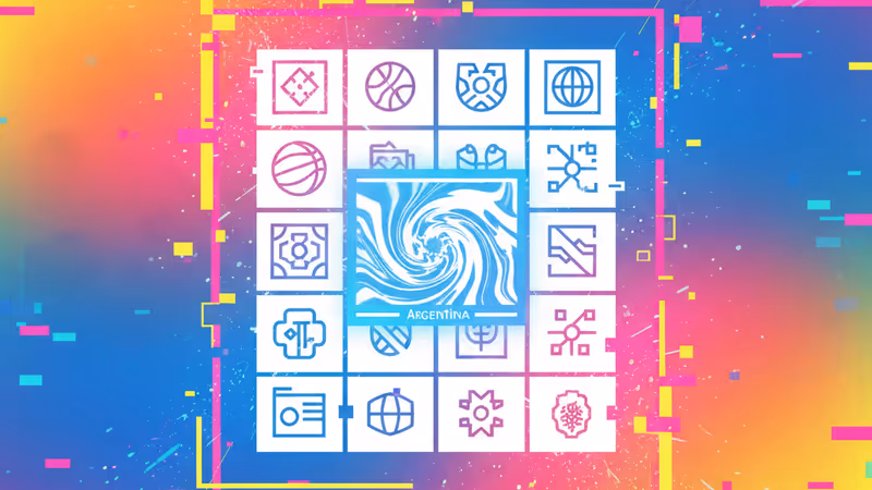 バスケットボールとクリケットの用具が並ぶパズルのイメージ