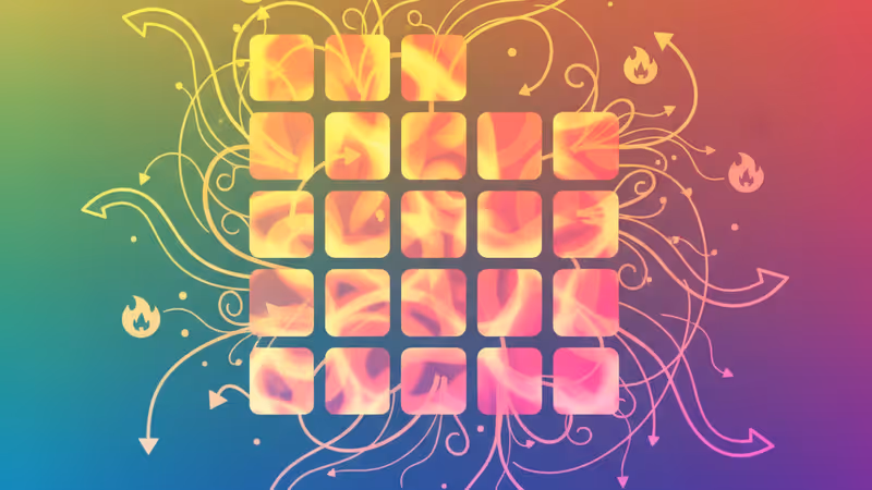 Close-up of the NYT Strands puzzle grid with glowing letters