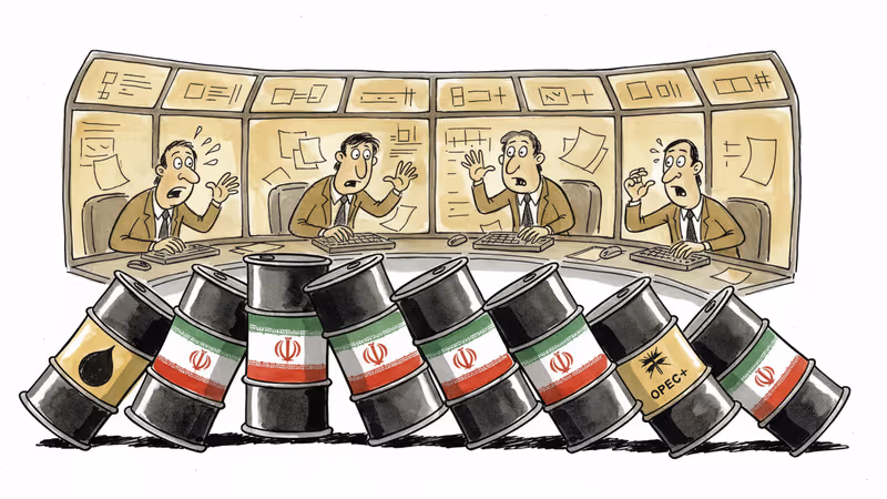 Oil Plunges 3% as Iran Talks Revive and OPEC+ Pauses Production