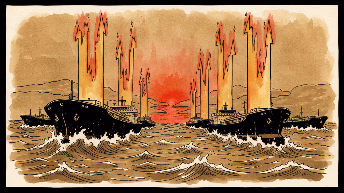 Oil Spikes 7% as Iran Effectively Closes Hormuz Strait