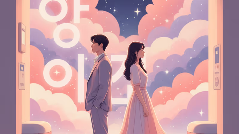 産婦人科の廊下で驚いた表情で見つめ合うオ・ヨンソとチェ・ジニョク