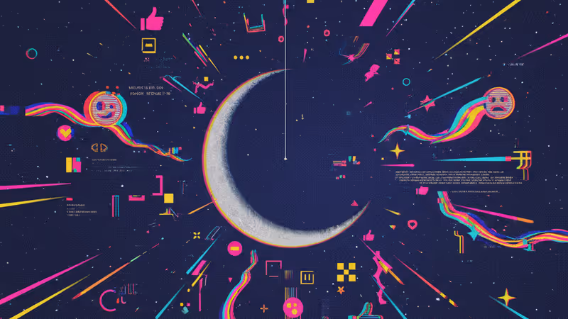 밤하늘에 아주 가늘게 떠 있는 그믐달의 모습