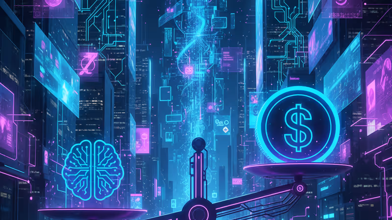 ChatGPT 대화창 하단에 스폰서 광고가 표시된 스마트폰 이미지