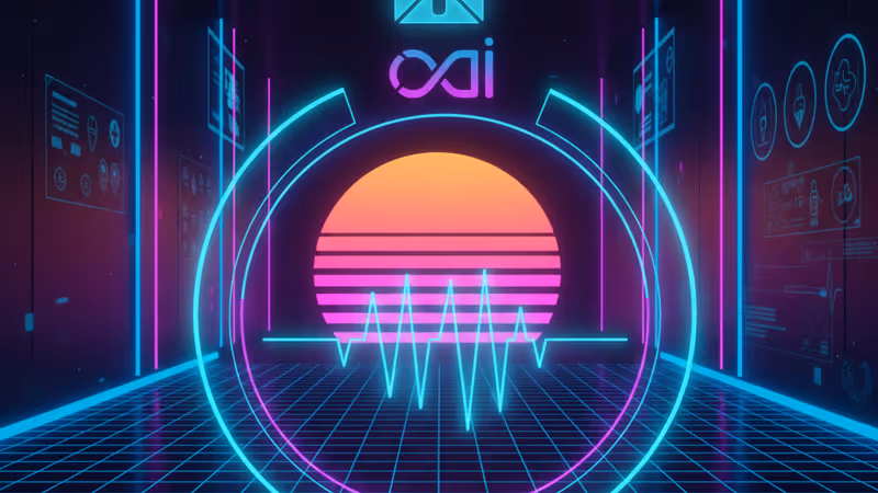 Futuristic healthcare dashboard showing secure AI data processing