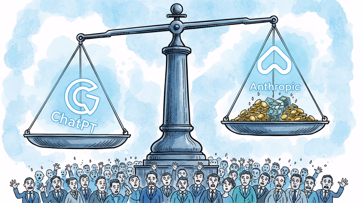 오픈AI 투자자들이 앤트로픽을 바라보는 눈