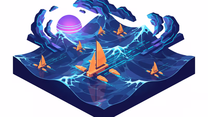 거친 파도 속에서 항해하는 오션의 C-Star 자율주행 해양 로봇