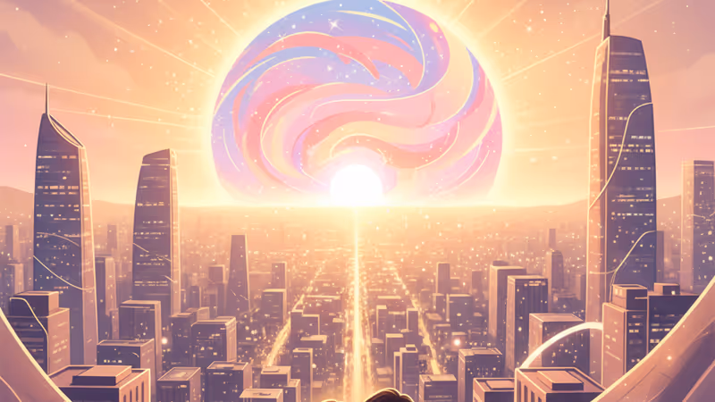 Iconic sunset scene from the drama Our Golden Days