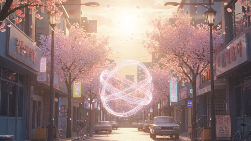 1999年の街角で超能力に驚く若者たちのイメージ