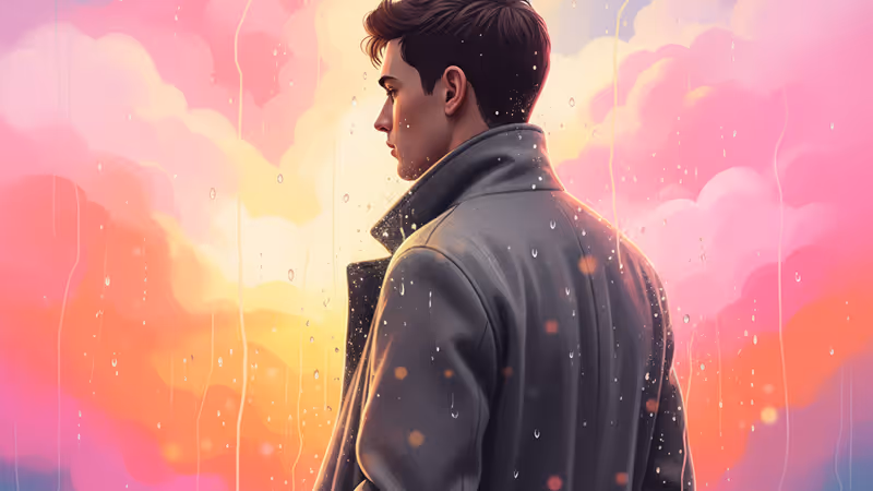 2028년 비틀즈 전기 영화 출연 소식을 알린 배우 폴 메스칼의 모습