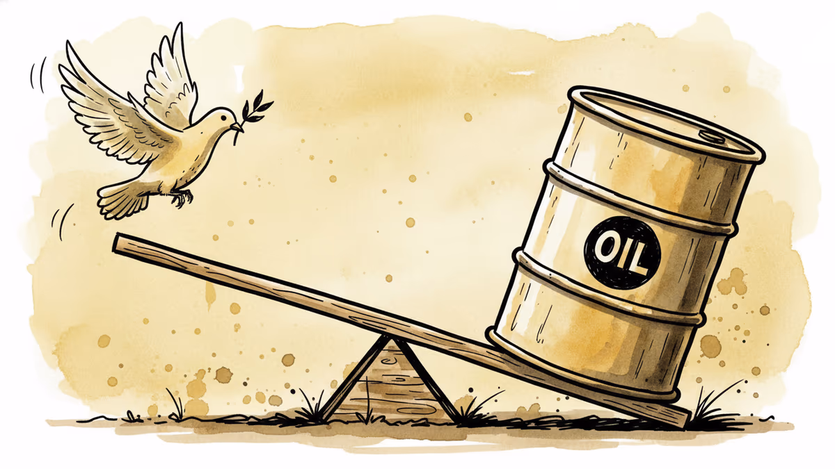 Peace Talks Wobble, and Oil Prices Remember Why They Were High