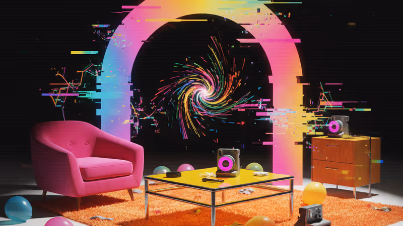 Awkward Portrait Studio 風格的幽默家庭合影