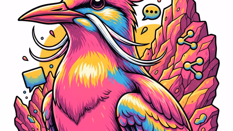 秘魯熱帶雨林中色彩繽紛的珍稀野鳥近拍