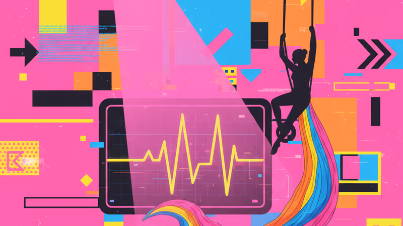 Singer Pink performing high-intensity aerial stunts