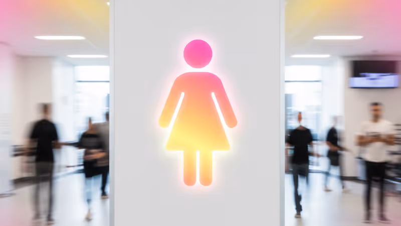 プラネット・フィットネスの看板とスマートフォン画面の合成イメージ