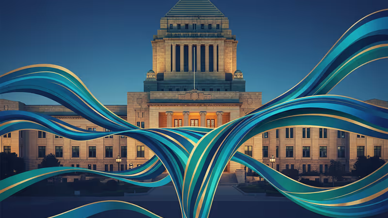 다카이치 사나에 일본 총리의 인터뷰 모습