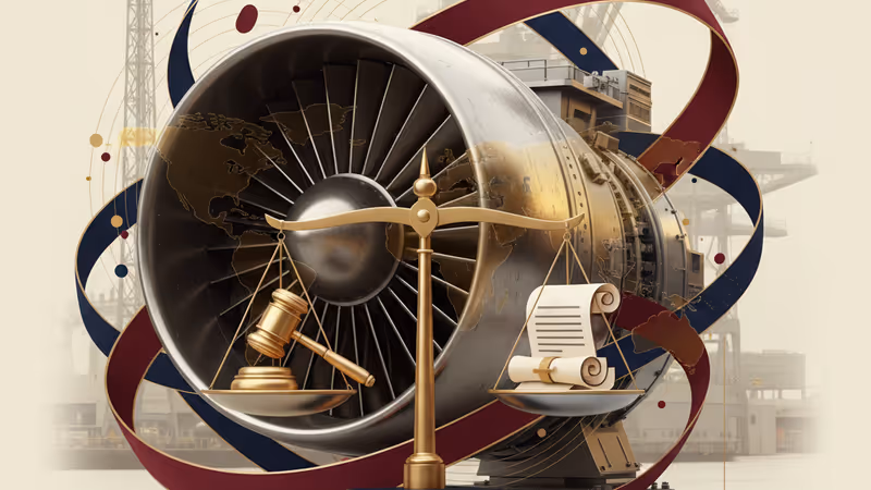 The internal components of a powerful 50MW gas turbine developed by CSSC