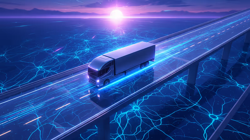 フロリダ州のワイヤレス充電高速道路のイメージ図