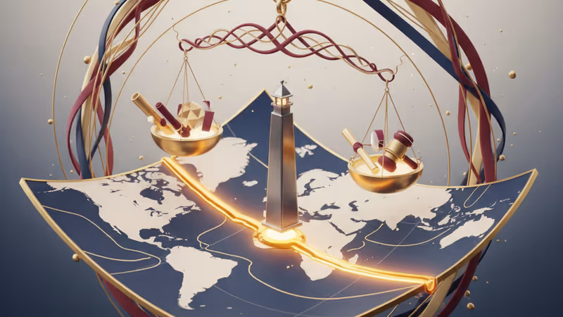 象徵中韓在黃海達成協議與撤除構造物的示意圖