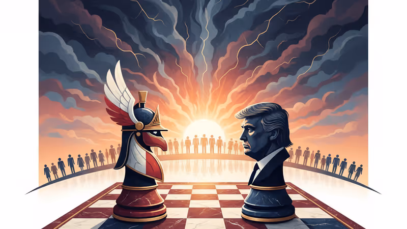 ポーランド大統領と欧州安保の象徴的なイメージ