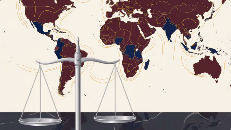 Justice scales representing the presidential pardon decision