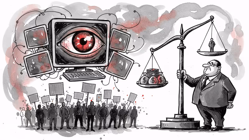 ICE 반대 시위대여, 팰런티어를 더 요구하라