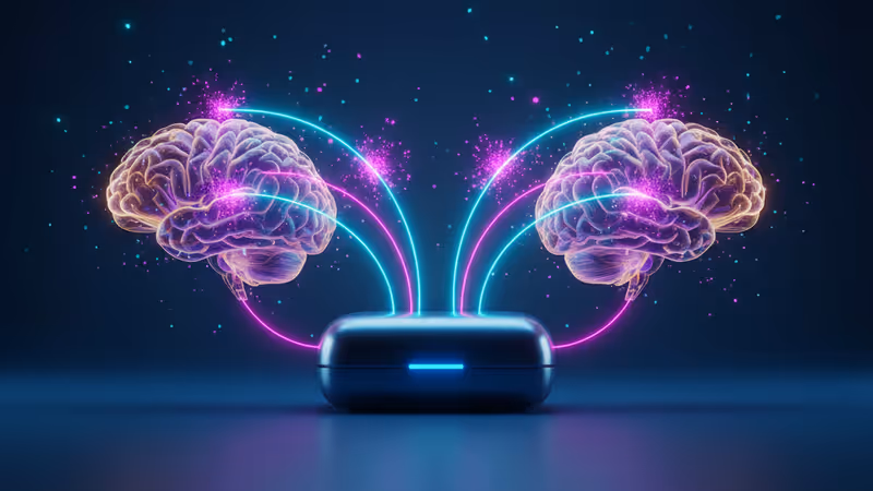 뇌 내부의 동기부여 억제 회로를 시각화한 그래픽