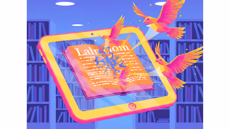 1930年代經典小說轉化為電子書的意象圖