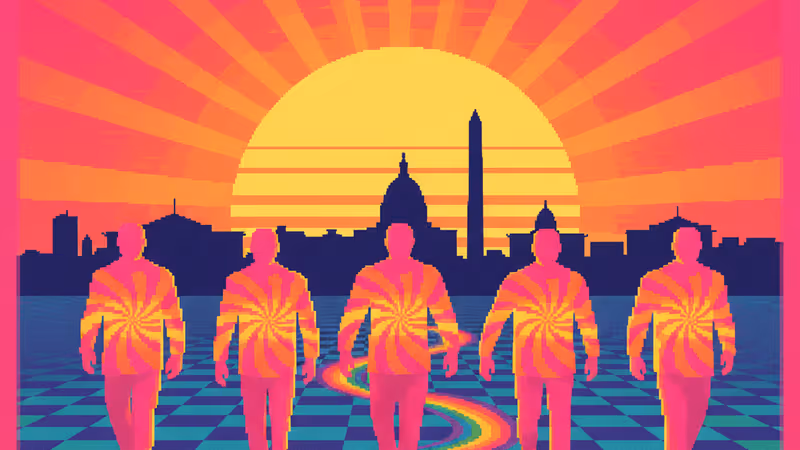 워싱턴 D.C.를 배경으로 서로를 격려하는 퀴어 아이 출연진들