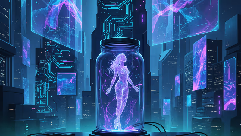 RazerのホログラムAIコンパニオン「Project Ava」のコンセプト展示イメージ