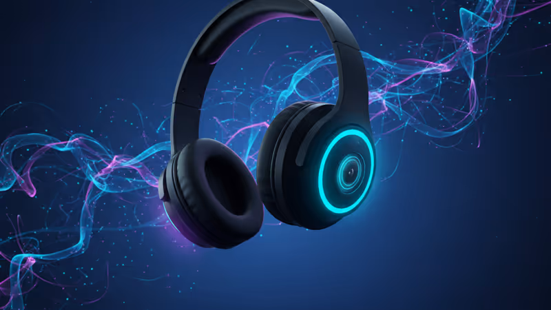 CES 2026 전시장에 전시된 레이저 프로젝트 모토코 컨셉 헤드셋