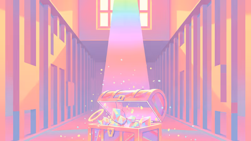 보물 지도와 감옥 창살이 대비되는 이미지