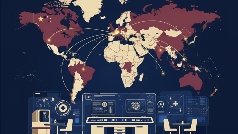 The modern interior of a USTC laboratory in China
