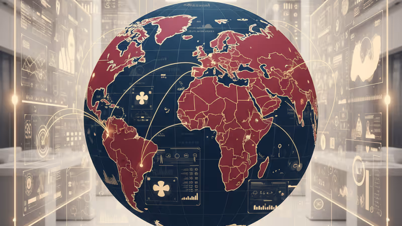 A modern health agency lobby with green plants and sleek design