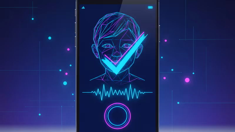 Robloxの年齢確認画面をイメージしたスマートフォン操作の様子