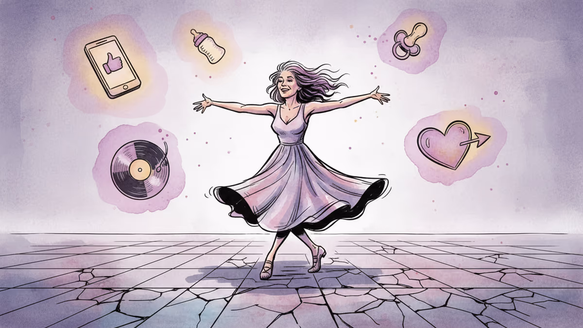 46세 로빈, 여전히 혼자 춤추는 이유