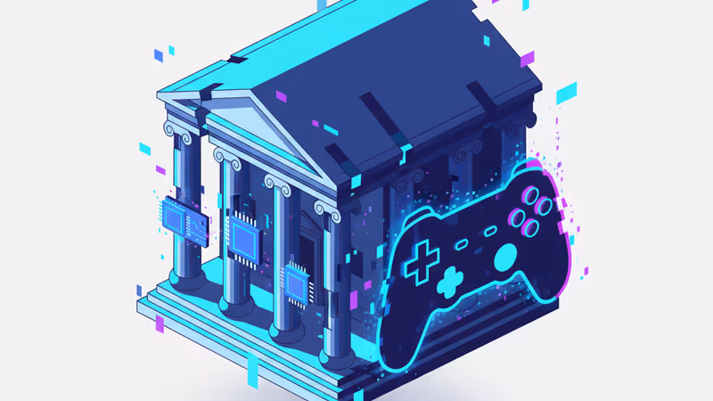 ロックスター・ゲームスの労使紛争を象徴する法廷のイメージ